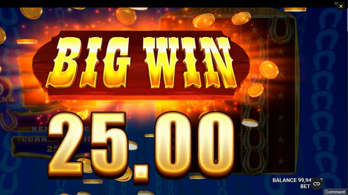 Western Gold 3 slot machine interface com tema de Velho Oeste